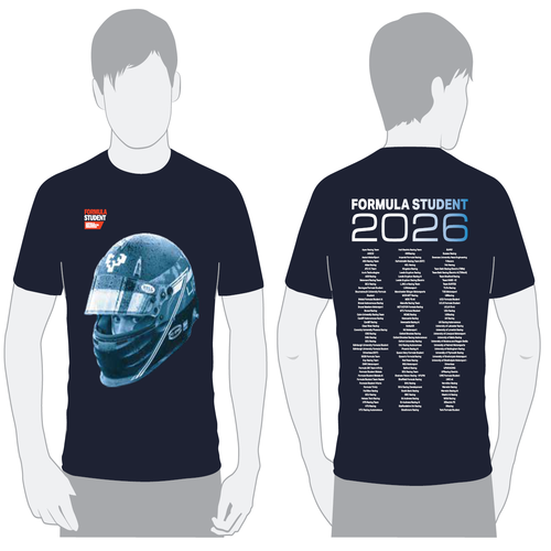 Formula Student 2026 - Leaver Style Tee (Navy)
