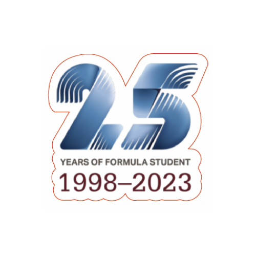 Formula Student 25th Anniversary Pin Badge