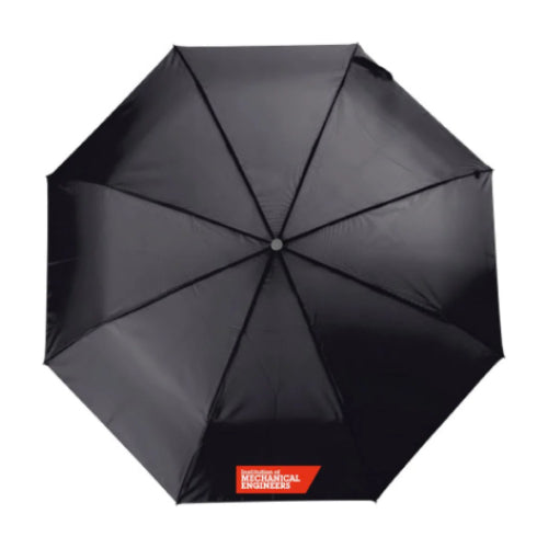Telescopic umbrella with IMechE logo